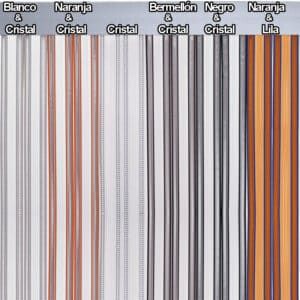 Cortina de puerta S380 cristal 6 colores