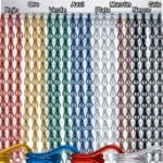 Cortina de cadenita personalizable 8 colores