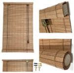 Estor de madera Okume a medida
