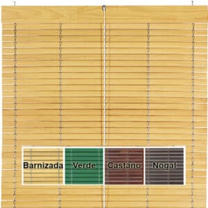 Persiana madera colores